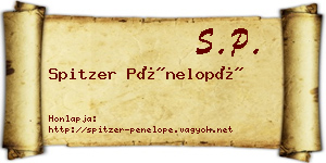 Spitzer Pénelopé névjegykártya
